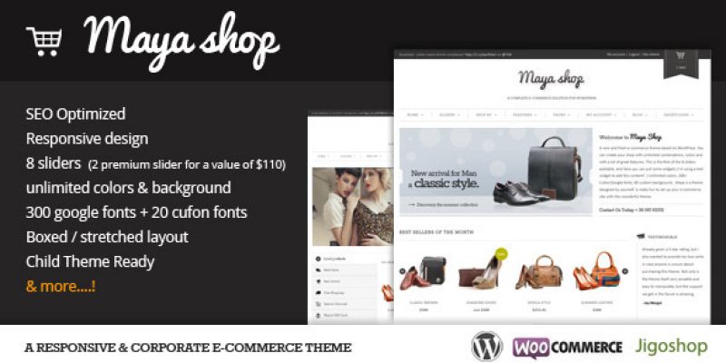 MayaShop – A Flexible Responsive e-Commerce Theme