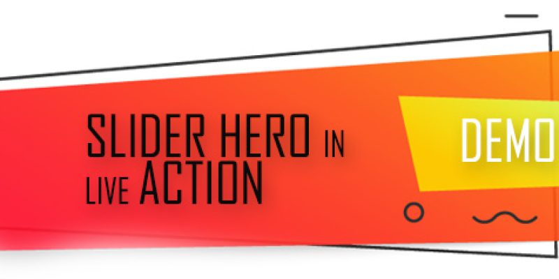 Slider Hero with Animation Effects, Video Background, Video Slider & Intro Maker