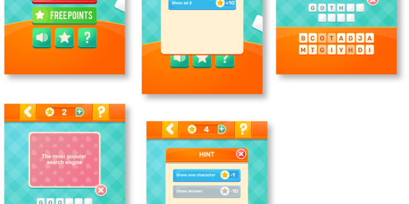 Quiz Game (Word) – HTML5 Trivia Game (Phaser 3)