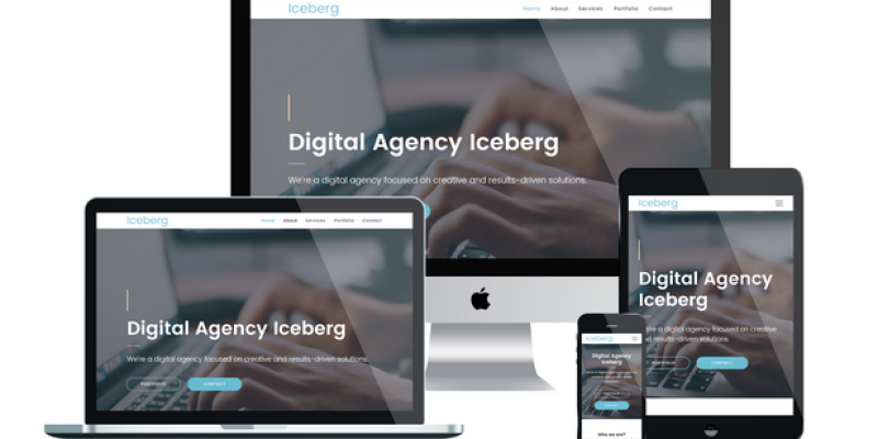 Iceberg – Digital Agency Muse Template