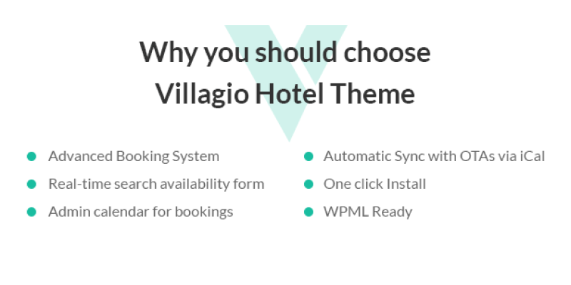 Vacation Rental WordPress Theme – Villagio