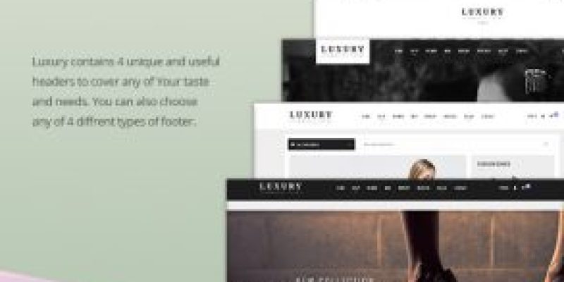 Luxury – Responsive Zencart Theme