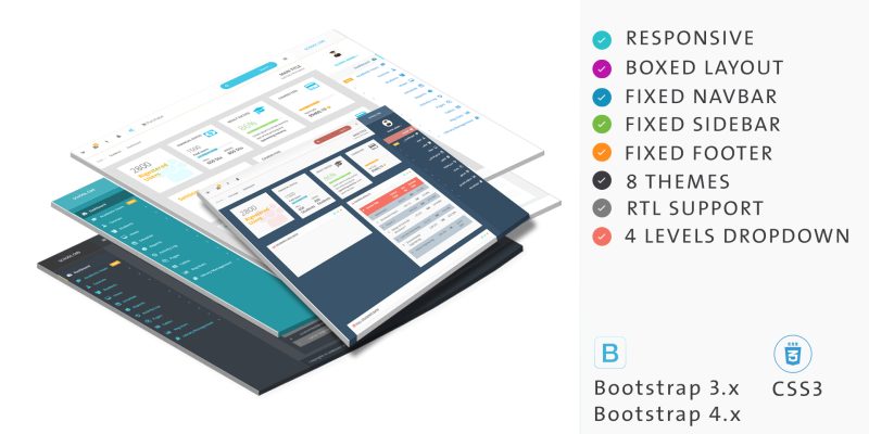 Semsema CSS3 Admin Navigation