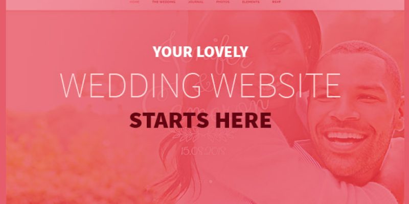 The Wedding Date – Responsive HTML Template