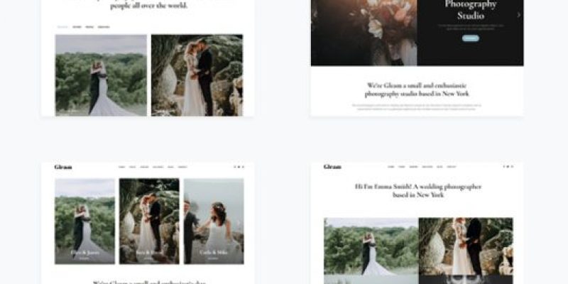 Gleam – Portfolio Photography WordPress Theme