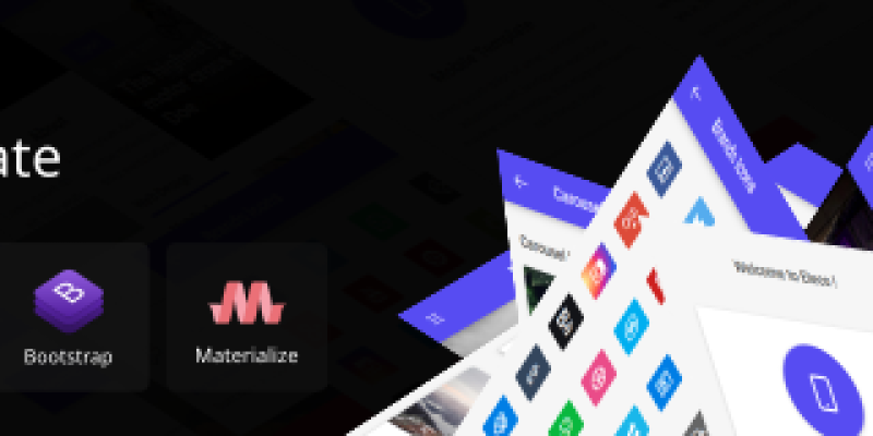 MUX – Material Design Web App UI Kit Mobile Template