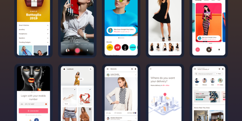 Fashionova Mobile App – Ui Kit