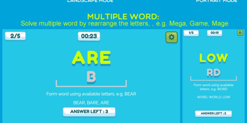 Rearrange Letters 2 – HTML5 Game