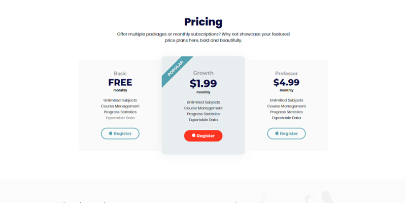 CODELEARN – Multi-Purpose Course and Learning HTML Landing Page Template