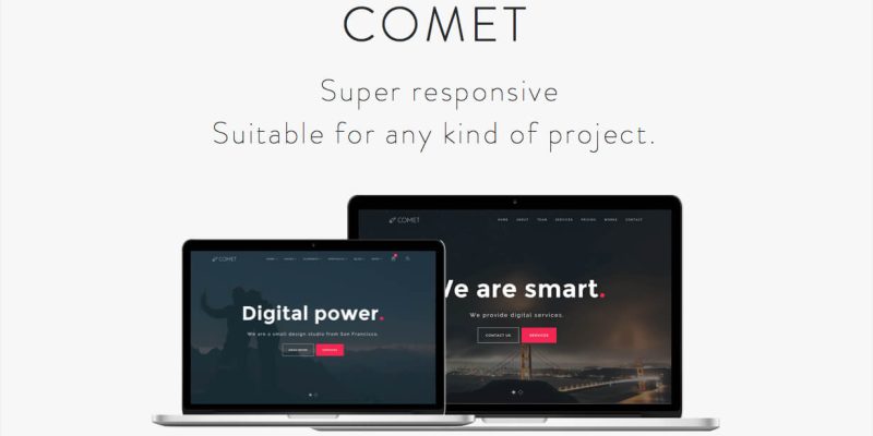 Comet – Creative Multi-Purpose Drupal 7 and 8.8 Theme