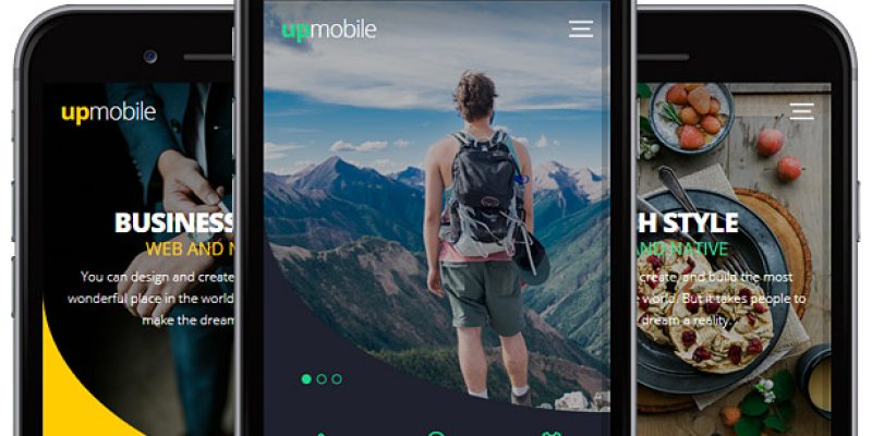 UpMobile HTML Mobile Template