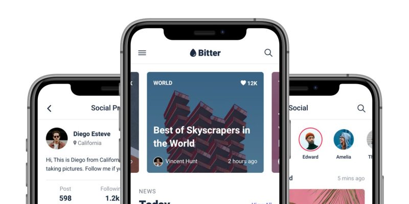Bitter – HTML Mobile Template