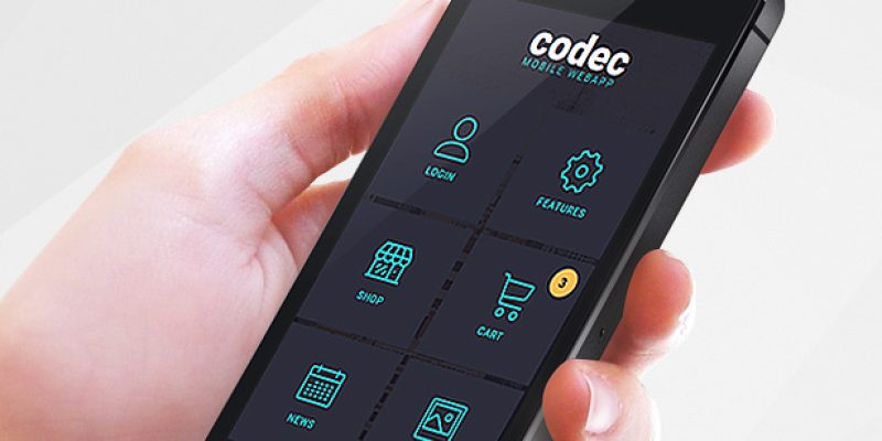 Codec – Mobile HTML Template