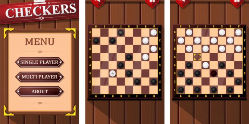 Checkers – HTML5 Game (Phaser 3)