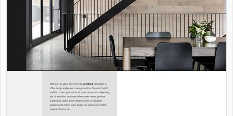 ArchBuro – Architecture Bureau Template Kit