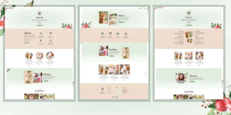 Naturely – Natural Cosmetics & Beauty Template Kit