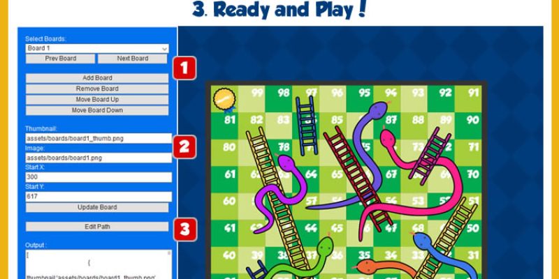 Snakes and Ladders – HTML5 Game