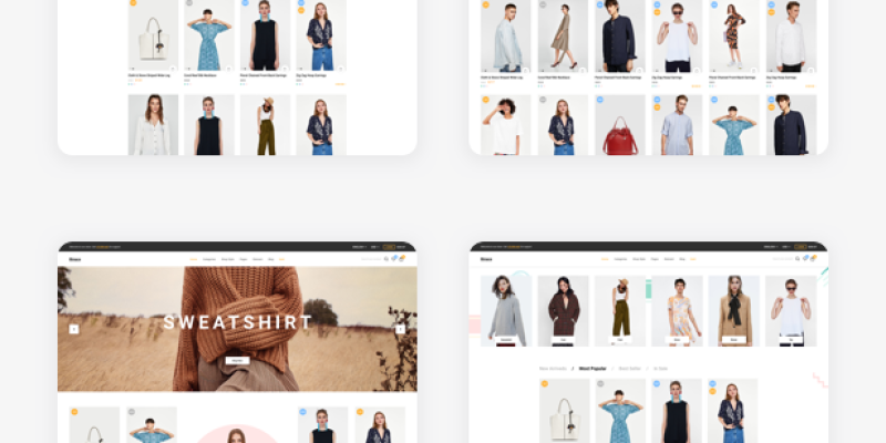 Binace – Fashion eCommerce Sketch Template