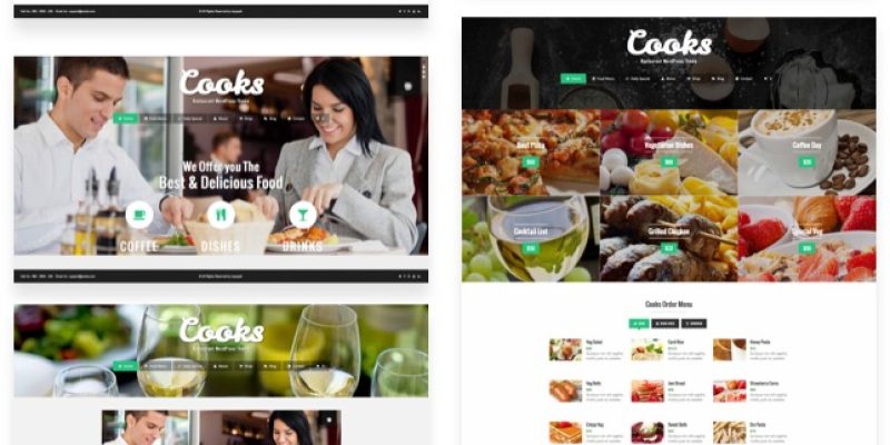 Cooks – Restaurant WordPress Theme