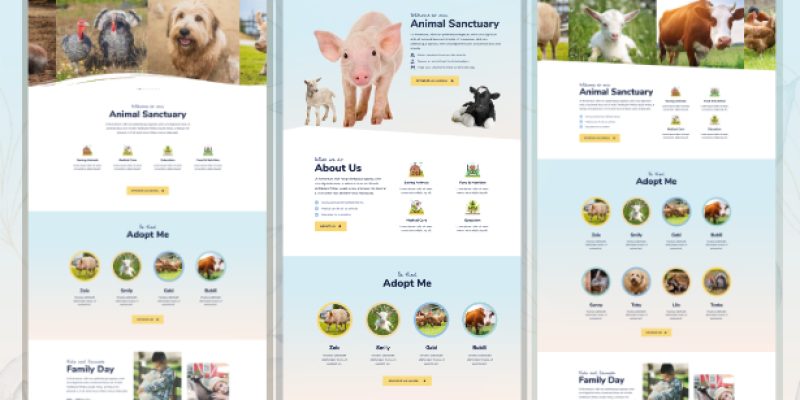 Animal Sanctuary – Non-Profit Template Kit