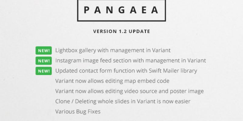 Pangaea | Multi-Purpose Template with Page Builder