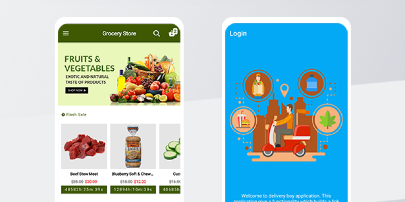 Ecommerce Solution with Delivery App For Grocery, Food, Pharmacy, Any Store / Laravel + Android Apps
