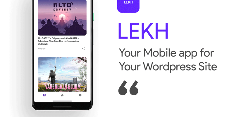 LEKH-Flutter mobile app for WordPress – News,Article,Blog