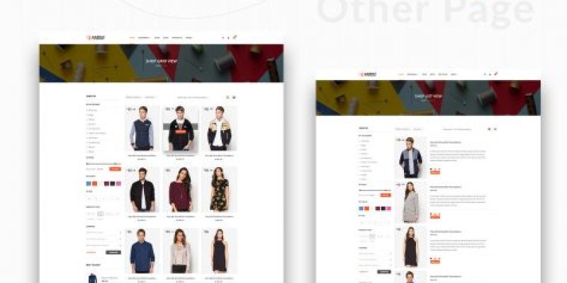 Fabric – Bootstrap eCommerce Website Template