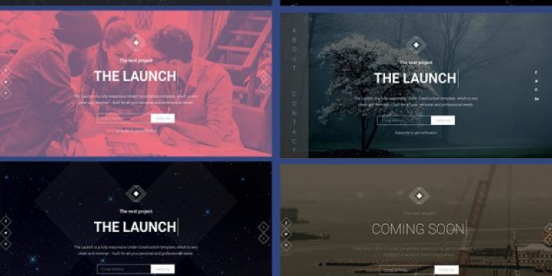 Launch – Coming Soon / Under Construction Template