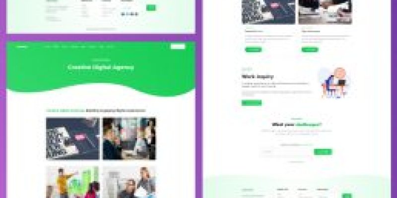 Ammelias – React Material UI Digital Agency Template