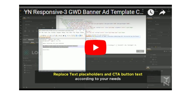 Responsive 3 – Multipurpose Business HTML5 Banner Ad Templates (GWD, anime.js)