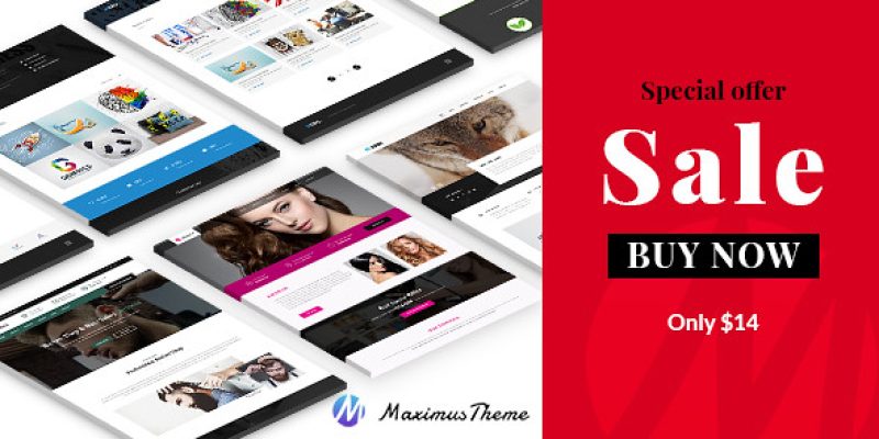 Responsive Hair and Beauty Salon Adobe Muse Template