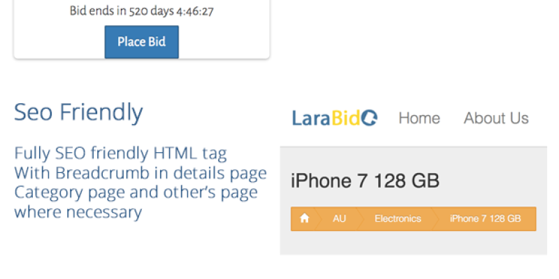 LaraBid – A Laravel PHP Auction Platform