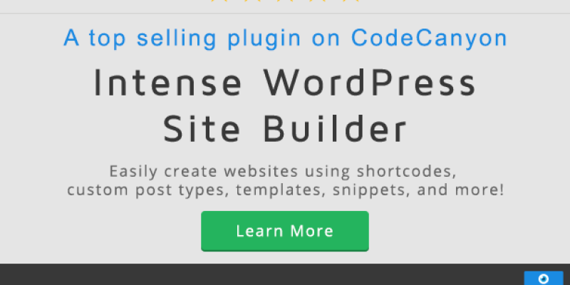 Intense – Shortcodes and Site Builder for WordPress