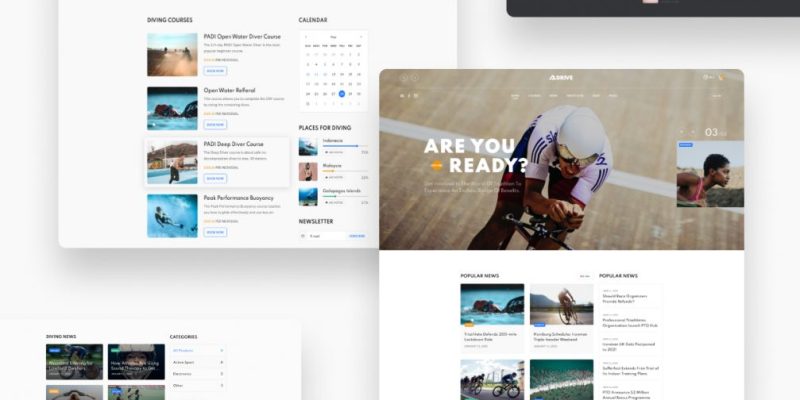 Adrive – A Running Club and Sports Website Theme, Sports Blog