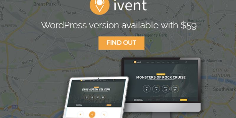 iVent – Multipurpose Event HTML Theme