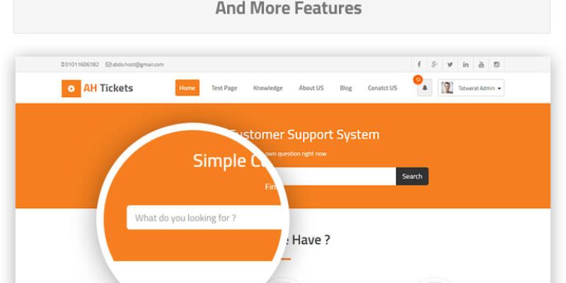 AH Tickets – Help Desk and Support Tickets System
