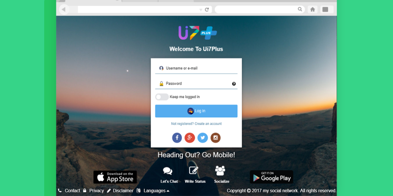 Ui7Plus Theme for Socialkit