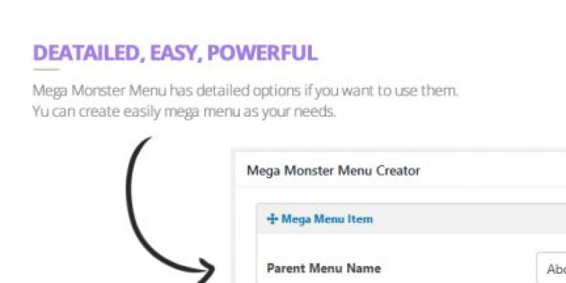 Mega Menu Monster – WordPress Mega Menu Plugin