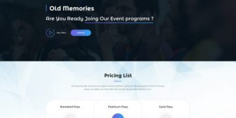 Live Event – Conference and Meetup Muse Template