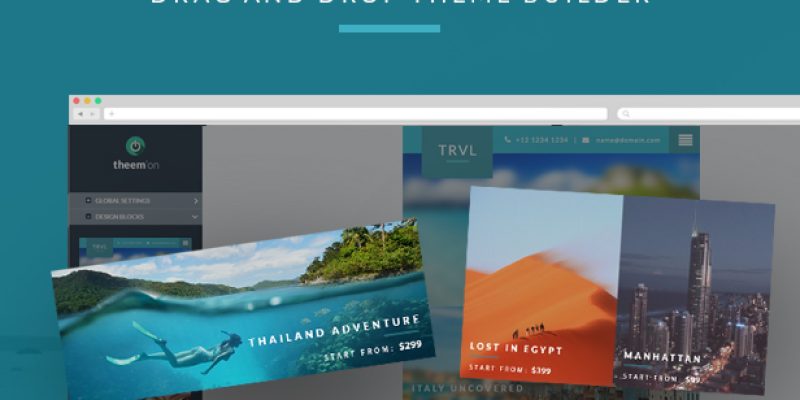 Travel & Hotel Responsive Newsletter + Online Builder Access