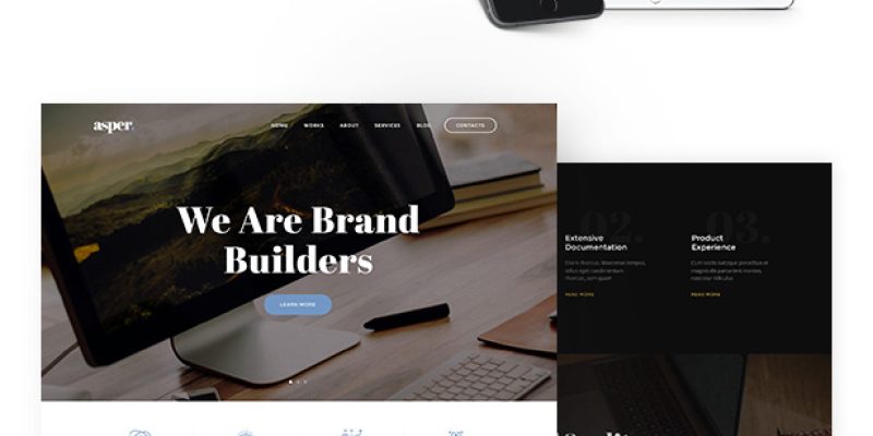 Asper – Responsive Multipurpose Adobe Muse Theme