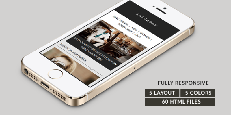Saturday – E-Commerce Responsive Email Template