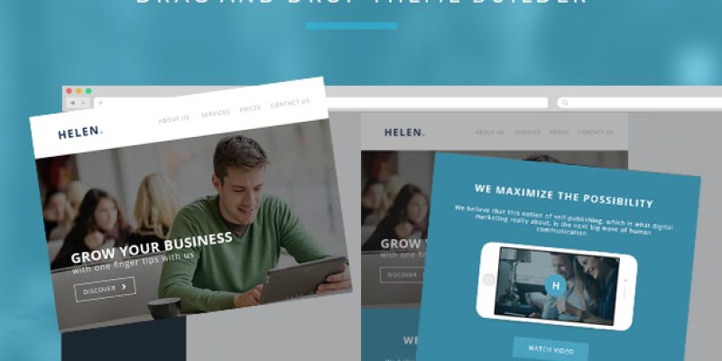 Helen – Corporate Email Templates + Builder Access