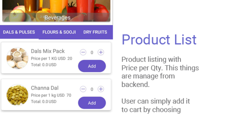 Grocery Store Android App