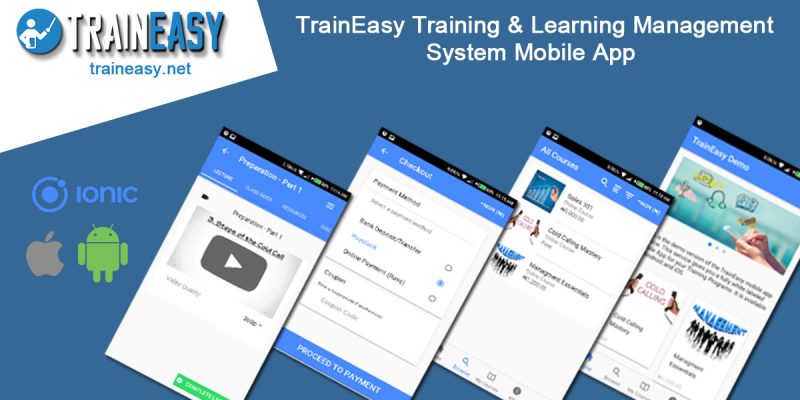 Learning Management System Ionic 3 App – TrainEasy