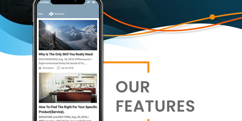 NewsZine – iOS | A complete News / Magazine App | WordPress Plugin Included