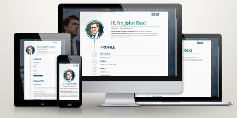 Vertica – Retina Ready Resume / CV & Portfolio