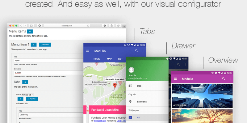 Modulio for Android – News/Directory/Wallpapers/Music/City App