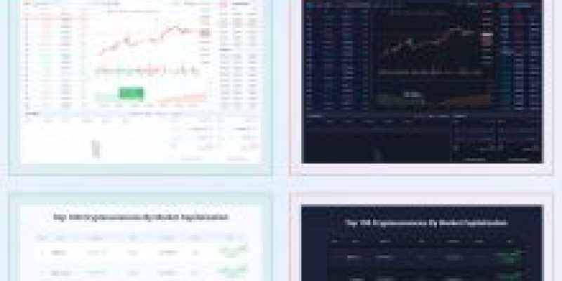 Cryptorio – Cryptocurrency Trading Dashboard UI KIT